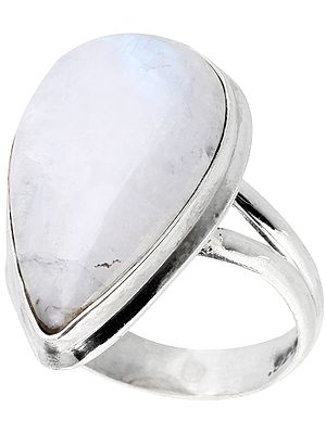 Rainbow Moonstone Ring