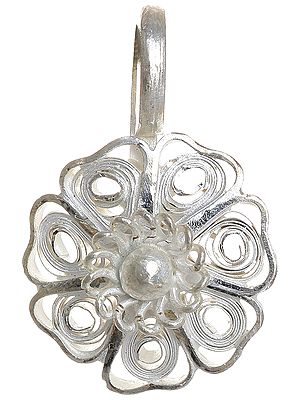 Sterling Sunflower Pendant