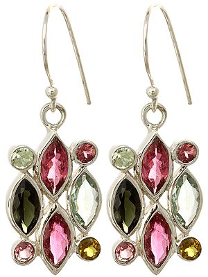 Faceted Tourmaline Earrings