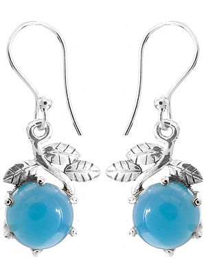 Blue Chalcedony Earrings