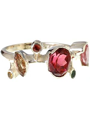 Faceted Tourmaline Ring