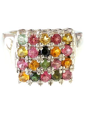 Faceted Tourmaline Ring