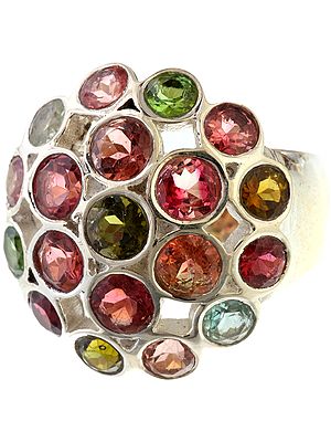 Faceted Tourmaline Ring