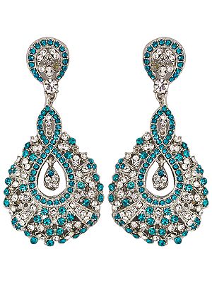 Light-Blue Designer Earrings