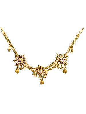 Golden Kundan Armlet