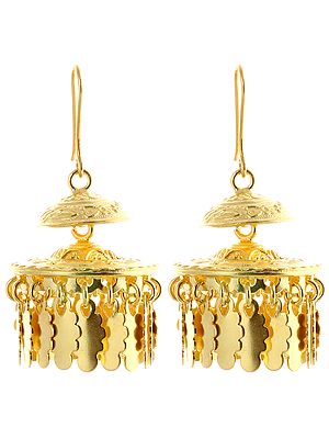 Sterling Gold Plated Umbrella Chandeliers
