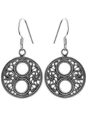 Sterling Filigree Earrings