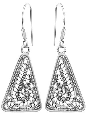 Sterling Filigree Earrings