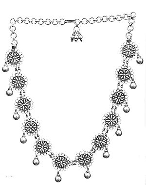 Sterling Flower Necklace