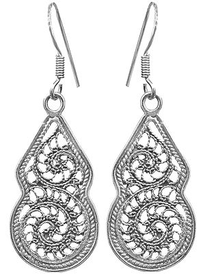Sterling Filigree Earrings