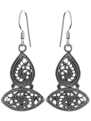 Sterling Filigree Earrings