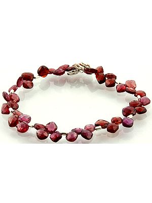 Faceted Garnet Bracelet