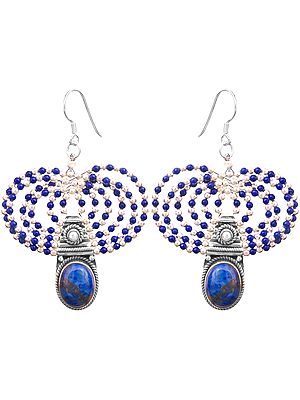 Lapis Lazuli Designer Earrings