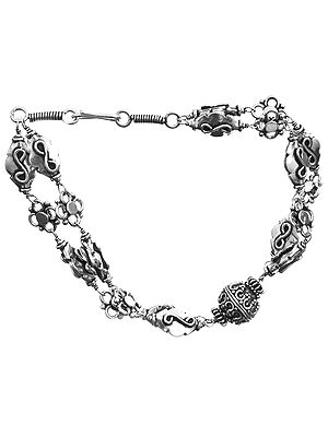 Sterling Beaded Bracelet