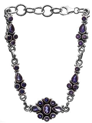 Faceted Iolite Bracelet