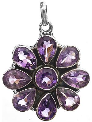 Faceted Amethyst Pendant