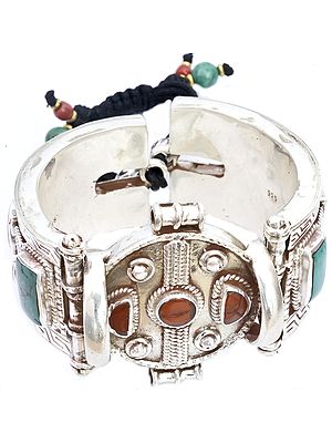 Coral With Turquoise Bracelet