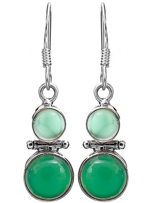 Green Onxy Earrings