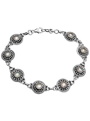 Rainbow Moonstone Bracelet