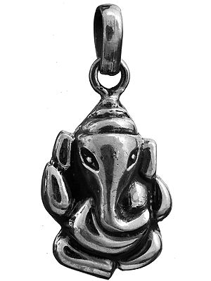 Sterling Ganesha Pendant
