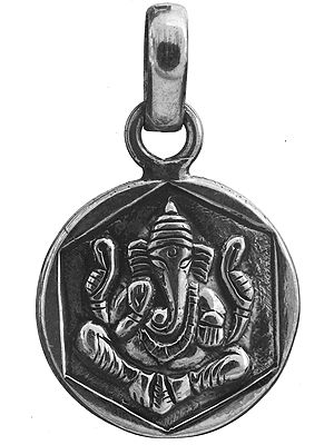 Sterling Ganesha Pendant