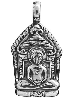 Sterling Jain Tirthankara Mahavira Pendant