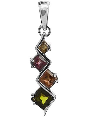 Faceted Tourmaline Pendant