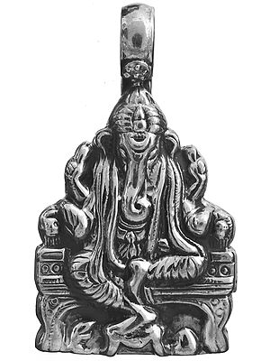Sterling Ganesha Pendant