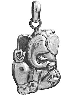 Sterling Ganesha Pendant