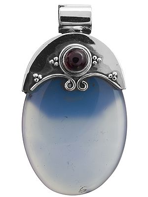 Blue Chalcedony Pendant