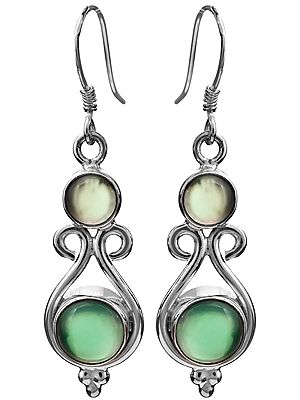 Green Onyx Earrings