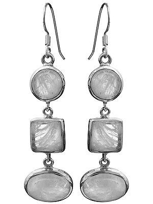 Rainbow Moonstone Earrings