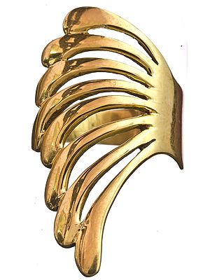 Sterling Gold Plated Designer Ring