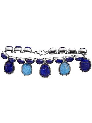 Lapis Lazuli Bracelet with Turquoise