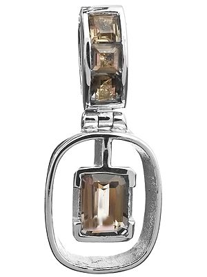 Faceted Smoky Quartz Pendant