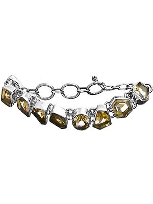 Faceted Citrine Bracelet