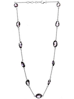 Faceted Amethyst Necklace