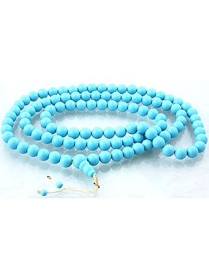 Turquoise Mala (Rosary) of 108 Beads for Chanting