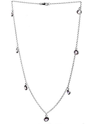 Faceted Amethyst Necklace