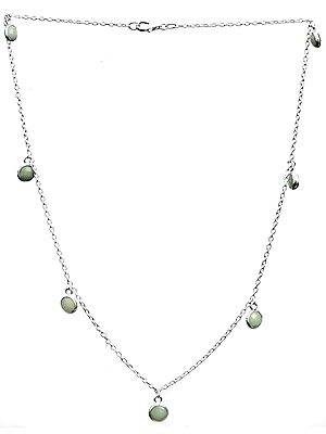Faceted Emerald Necklace