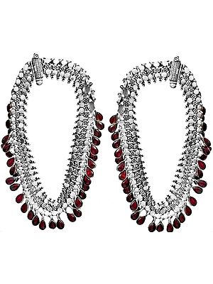 Garnet Anklets (Price Per Pair)