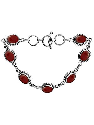 Sterling Bracelet with Gems
