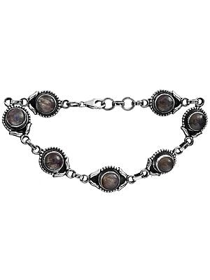 Sterling Bracelet with Gems