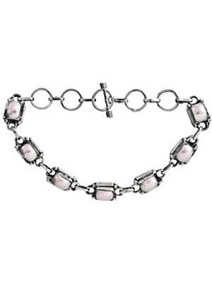 Sterling Bracelet with Gems