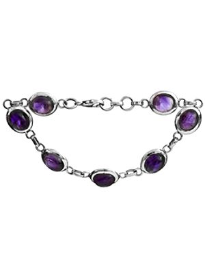 Sterling Bracelet with Gems