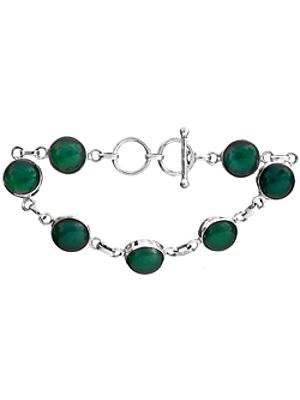 Sterling Bracelet with Gems
