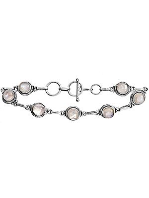 Rainbow Moonstone Bracelet
