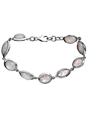 Rainbow Moonstone Bracelet