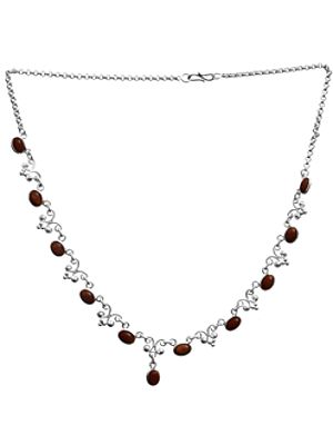 Sterling Necklace with Gems