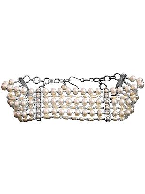Six-Strand Pearl Bracelet